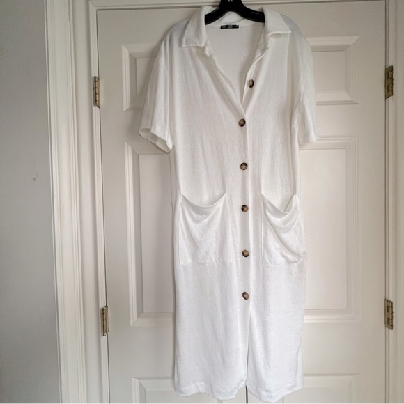 Zara Knit Button Dress - Picture 4 of 9